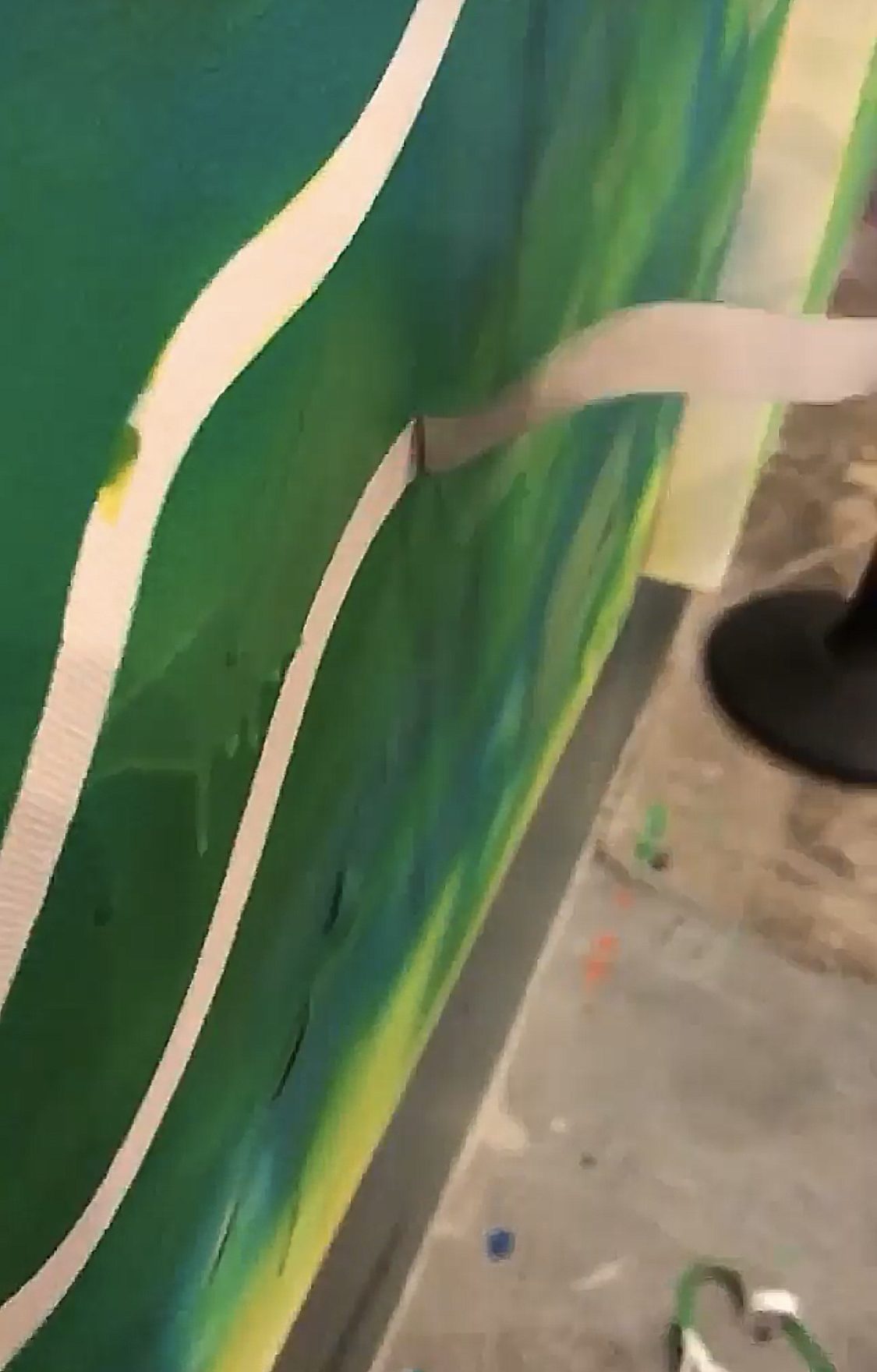 A close-up of a finished Creating Art Together reveal